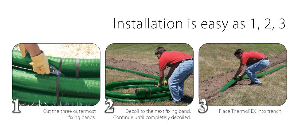 Installing ThermoPEX piping is easy