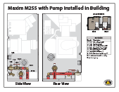 Maxim with pump in building