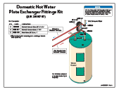Illustration - Domestic Hot Water Plate Exchanger Fittings Kit